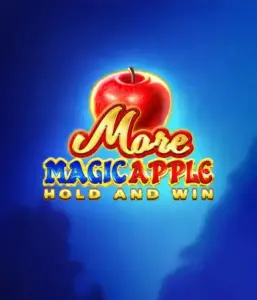 Discover the spellbinding allure of More Magic Apple Hold and Win Slot by 3 Oaks Gaming, showcasing a luminous red apple against a rich blue background. This graphic portrays the enchanting theme with a touch of mystery. Ideal for lovers of magical themes, the vibrant colors and enticing artwork ensure it captures attention. 