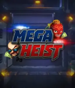 Enter the action-packed world of Mega Heist slot by Relax Gaming, featuring quirky characters ready to undertake a big score. This graphic depicts the drama of the heist with its dramatic logo and a shadowy vault backdrop. Great for players looking for a heist adventure, offering a thrilling escape. 