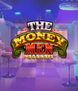 Dive into the dynamic world of The Money Men Megaways game by Pragmatic Play, showcasing a striking logo with glittering stars set against a luxurious casino setting. This image conveys the glamour and excitement of casino gaming with its stunning design and colorful ambiance. Great for gambling fans looking for a taste of Vegas. 