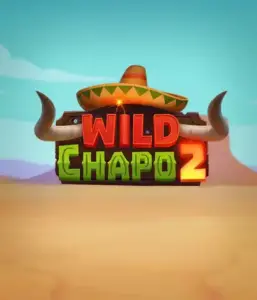 Embark on the colorful Mexican desert with Wild Chapo 2 slot by Relax Gaming, highlighting a whimsical bull wearing a sombrero against a serene desert backdrop. This graphic conveys the fun and adventure of the game, ideal for players who enjoy unique themes, delivering a captivating adventure.