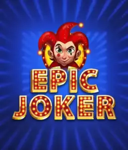 Step into the vibrant world of the Epic Joker game by Relax Gaming, showcasing a mischievous joker with a vivid hairstyle amid a dazzling blue background. This image portrays the light-hearted spirit of classic slots, perfect for players who enjoy a nostalgic touch, delivering a captivating play experience.