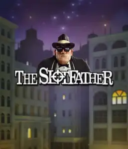 Step into the underworld realm of The Slotfather game by Betsoft, highlighting a powerful mafia boss posed against a moonlit cityscape. This graphic evokes the gritty atmosphere of the organized crime, with the boss dressed in a sharp black suit and hat. Great for lovers of gangster-themed games, offering a captivating escape. 