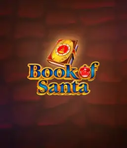 Immerse yourself in the joyous spirit with the Book of Santa game by Endorphina, showcasing an elegant golden book decorated with Santa's iconic image. This graphic captures the charm and joy of Christmas, set against a cozy red background. Ideal for those who love Christmas-themed slots, promising a charming escape. 