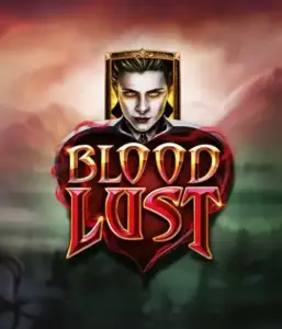 A dark and seductive view of the Blood Lust slot by ELK Studios, featuring gothic vampire symbols and a haunting castle backdrop. This image captures the slot's gothic aesthetic, enhanced by its distinctive features, making it an enticing choice for those interested in dark, supernatural themes.